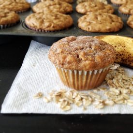 Peanut Butter Banana Oatmeal Muffin