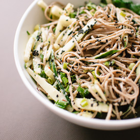 Sesame-Ginger Cucumber Soba Noodles