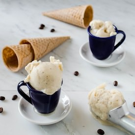 Coffee Frozen Kefir (or Yogurt)