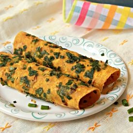 Spring Onion Parathas