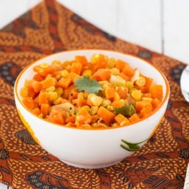 Carrot Lentil Poriyal (Fry)