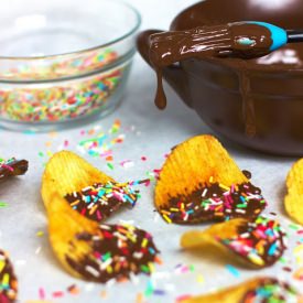 Potato Chips in Chocolate