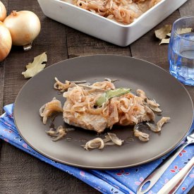 Sweet and Sour Tuna with Onions