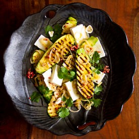 Griiled Zucchini Salad with Feta