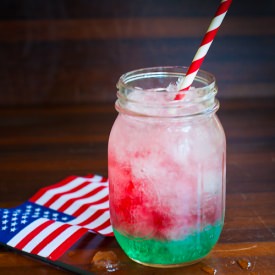Fourth of July Slushie Cocktail