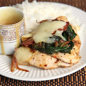 Bacon Chicken with Dijon Sauce