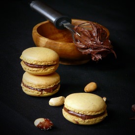 Peanut & Chocolate Macarons