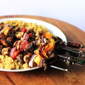 Bison Kebabs