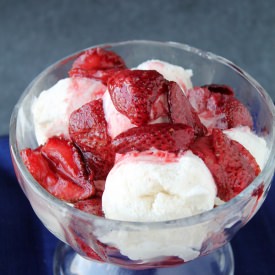 Roasted Strawberry Topping