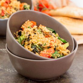 Vegan Hot Quinoa Salad