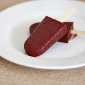Cherry Chocolate Chip Popsicles
