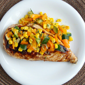 Apricot-Glazed Grilled Chicken