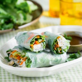 Healthy Chicken Spring Rolls