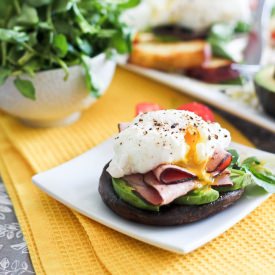 Poached Egg on Portobello