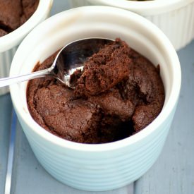 Healthy Chocolate Banana Souffle