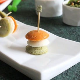 Tricolor Cocktail Idlis