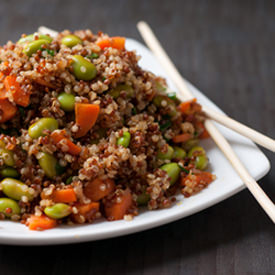 Warm Asian Quinoa Salad