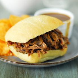 Slow Cooker French Dip Sandwiches