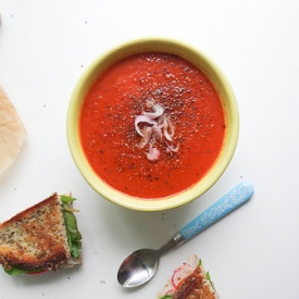 Shallot & Balsamic Tomato Soup