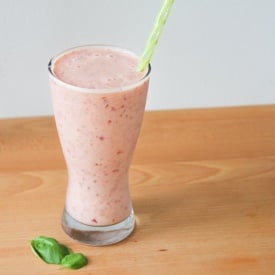 Peach-Tomato-Basil Smoothie