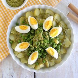 Potato Salad with Peas