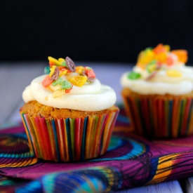 Fruity Pebble Cupcakes