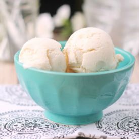 Vanilla Peach Ice Cream