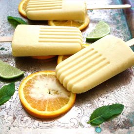 Orange Creamsicle Pops