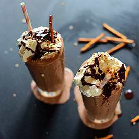 Pretzel Frozen Hot Chocolate