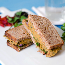 Sun-Dried Tomato and Pesto Hummus