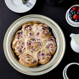 Blueberry Cinnamon Rolls