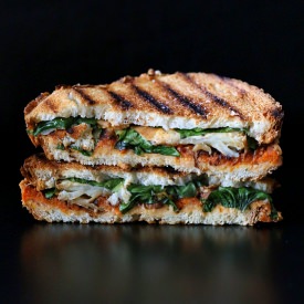 Grilled Hummus Cauliflower Sandwich