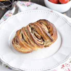 Beautiful Mess Chocolate Filled Bread