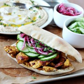 Pita and Delicious Homemade Fast Food