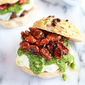 Pesto Burgers