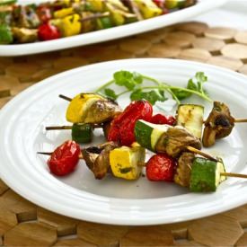 Grilled Veggie Kebabs