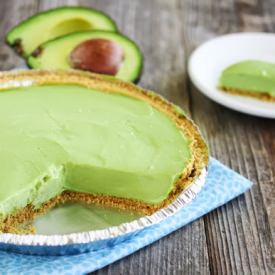 No Bake Avocado Pie