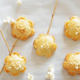 Popcorn Pie Pops with Salty Caramel