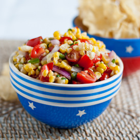 Grilled Sweet Corn Salsa
