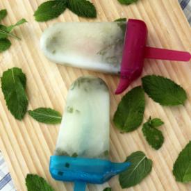 Limonana (Lemon-Mint) Popsicles
