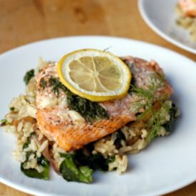 Garlic-Dill Salmon