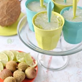 Lychee Lime Coconut Pops