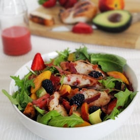 Summer Berries & Chicken Salad