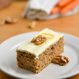Carrot Cake with Skinny Frosting
