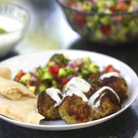 Turkey Falafel Meatballs