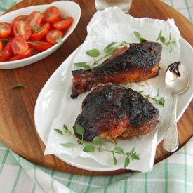 Sticky Chicken with Lemon and Honey