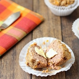 Carrot Cake Breakfast Muffins