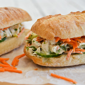 Banh Mi Chicken Salad Sandwiches