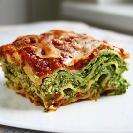 Ricotta and Spinach Lasagna