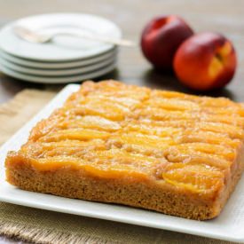 Nectarine Upside-Down Cake